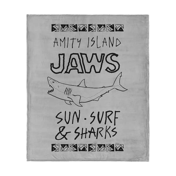 Jaws Amity Island Silk Touch Throw Blanket 40x50 inches