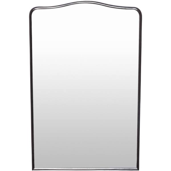 Livabliss Livabliss August Traditional Mantel Mirror, Black, 32 in. H x 21 in. W x 1 in. D