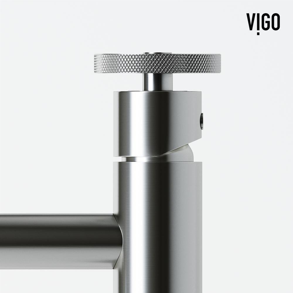 Gray Concrete Rectangular Vessel Sink with Brushed Nickel Faucet