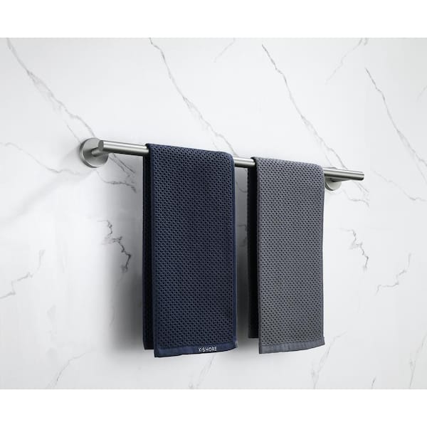 30 in. Wall Mounted Towel Bar in Stainless Steel Brushed Nickel
