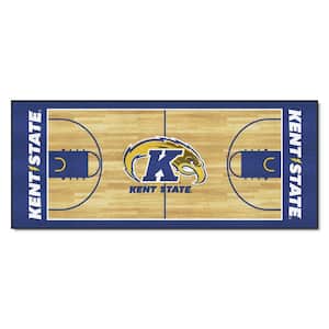 Kent State University Blue 2 ft. x 6 ft. Court Runner Rug