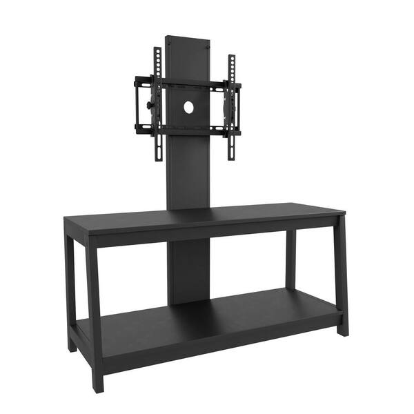 SAUDER Beginnings 47.244 in.H Black TV Stand with Mount