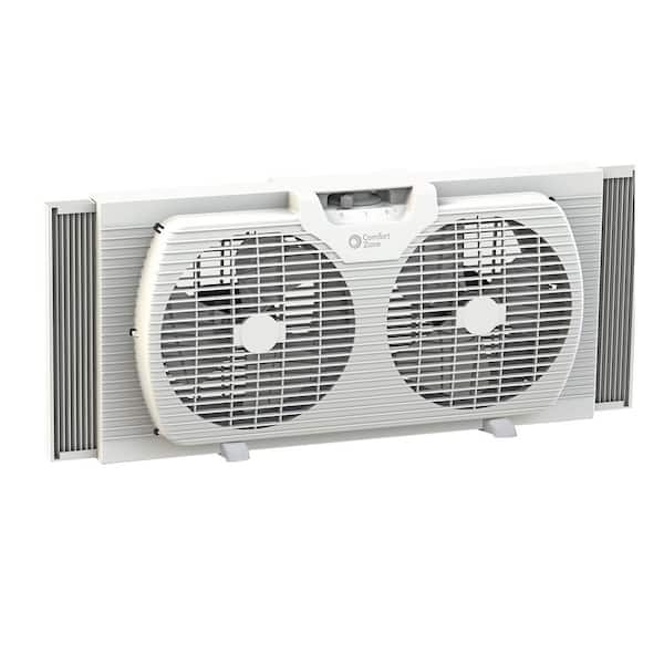 Photo 1 of **TESTED**
9 in. Twin Window Fan with Manually Reversible Airflow Control