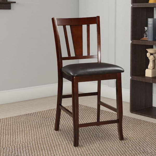 dark brown high chair