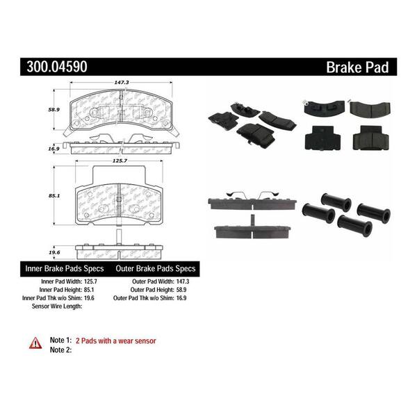 Centric Parts Disc Brake Pad Set