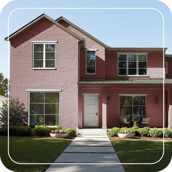 BEHR ULTRA 1 gal. #PPU2-02 Red Pepper Semi-Gloss Enamel Exterior