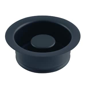 Made To Match 3-1/2 in. x 1-11/16 in. Brass Garbage Disposal Flange in Matte Black