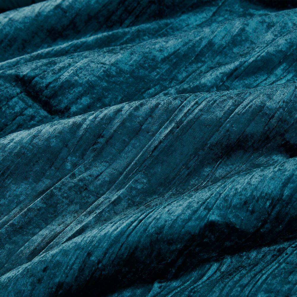 Teal Microfiber Down Alternative 5-Piece Bedspread Set