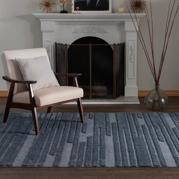 Vinings 6 ft. x 9 ft. Gray Area Rug