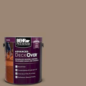 1 gal. #SC-153 Taupe Smooth Solid Color Exterior Wood and Concrete Coating