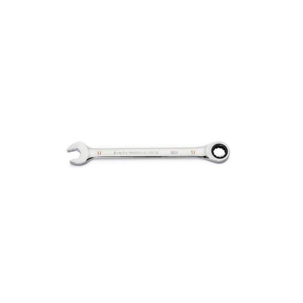 GEARWRENCH 17 mm Metric 90-Tooth Combination Ratcheting Wrench