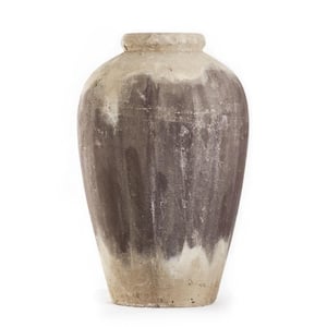 Terracotta Olive Brown Large Decorative Vase