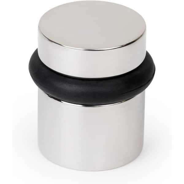 Floor Door Stopper Polished Chrome-1 Pack Quickly Installed Wall Protector and Door Knobs-1.5 in.