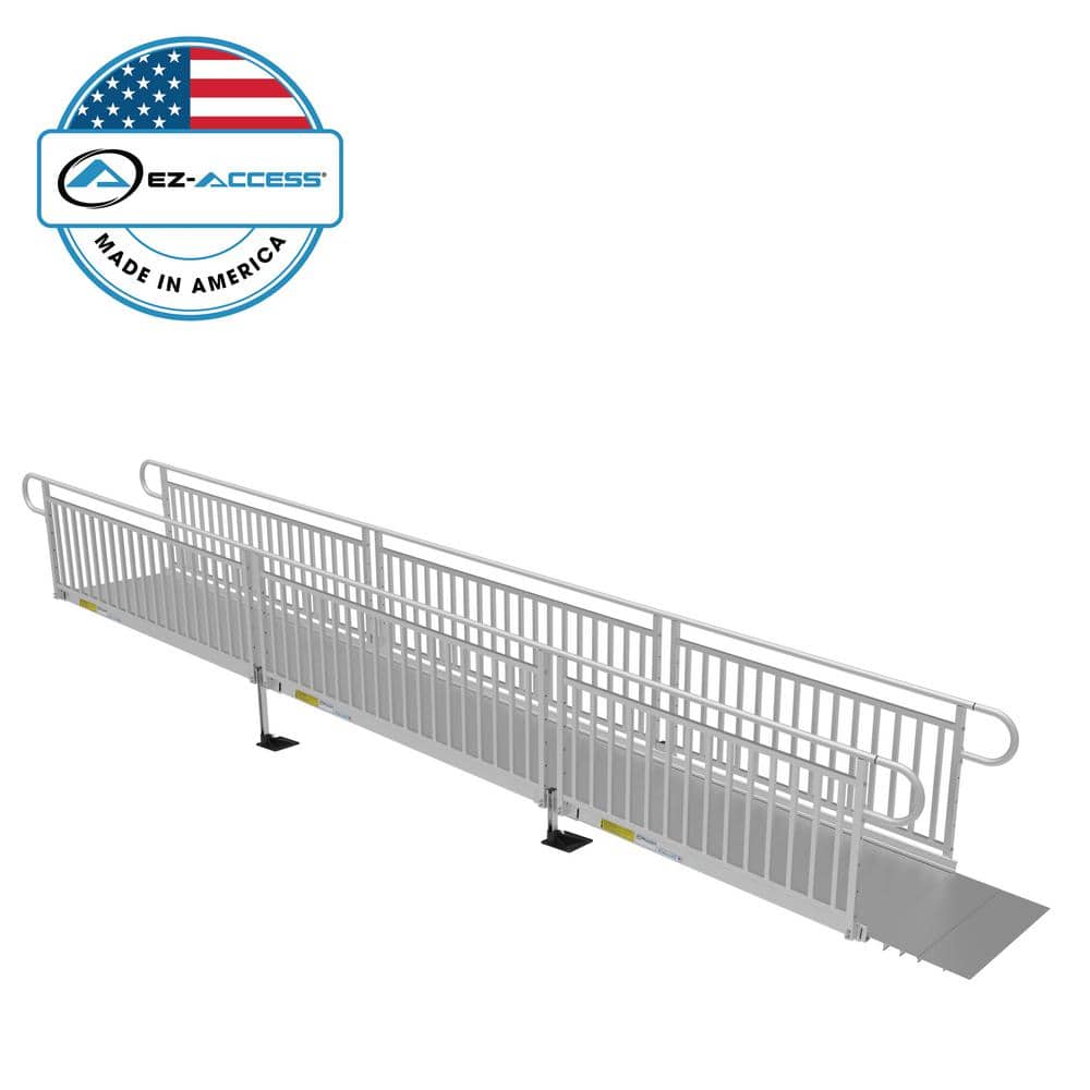 PATHWAY 3G 22 ft. Wheelchair Ramp Kit with Solid Surface Tread and Vertical Picket Handrails price history on PriceWatchPro