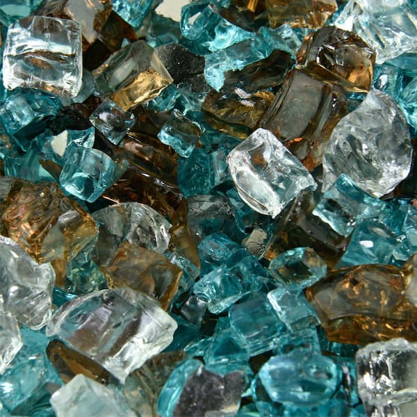 Fire Pit Essentials 10 lbs. of Barksdale 1/2 in. Blended Fire Glass