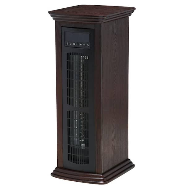 Lifesmart 27 in. 1500-Watt Deluxe Infrared Room Tower Heater with Remote