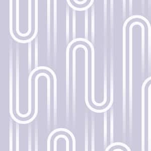 Ups N Downs Lavender Matte Non Woven Removable Paste The Wall Wallpaper Sample