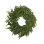 32 in. D Cedar with Berry Artificial Christmas Wreath