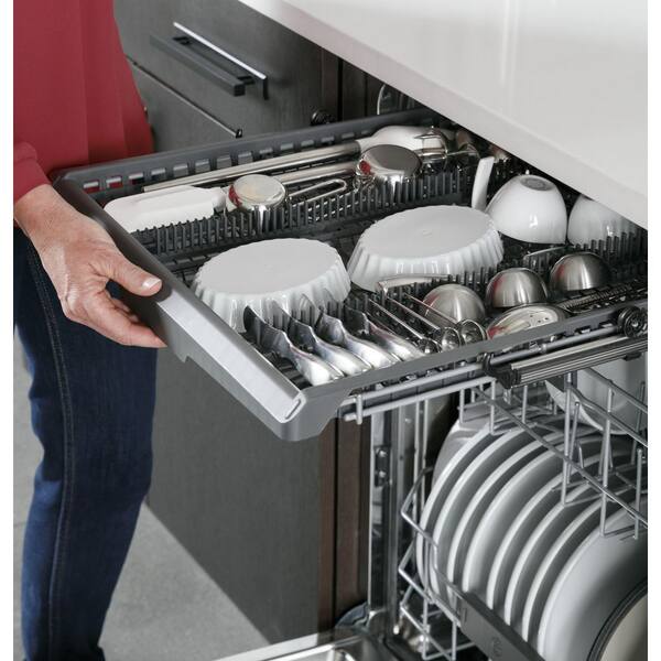 ge slate dishwasher with 3rd rack