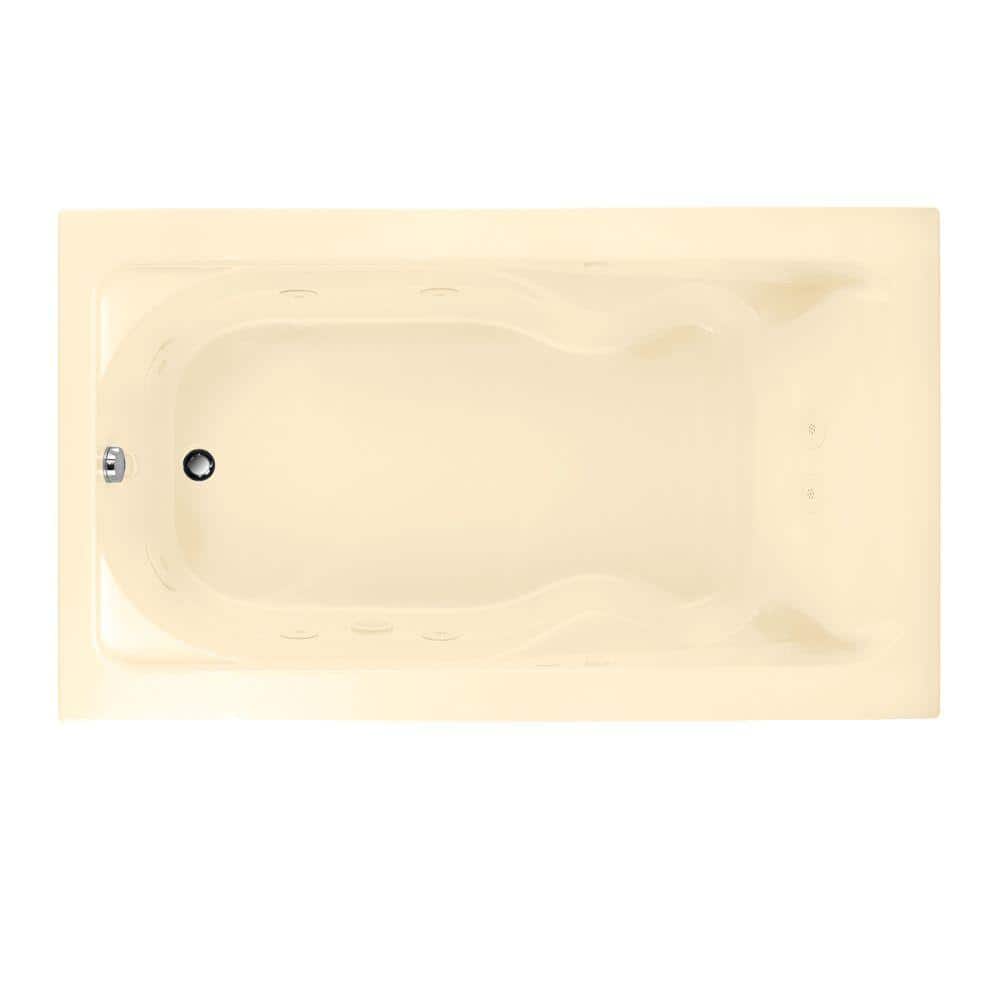 Cadet 72 in. x 42 in. Whirlpool Tub in Bone