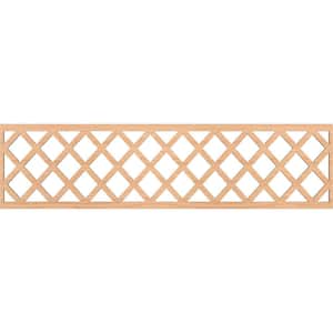 Manchester Fretwork 0.25 in. D x 47 in. W x 12 in. L Hickory Wood Panel Moulding