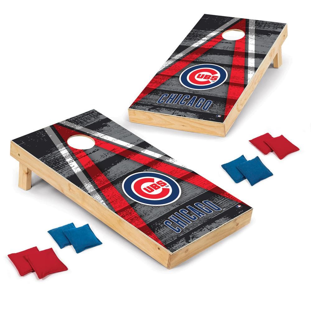Wild Sports Chicago Cubs 24 in. W x 48 in. L Cornhole Bag Toss  1-16047-VT239XD The Home Depot