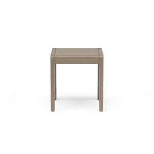 Sustain Gray Wood Outdoor End Table