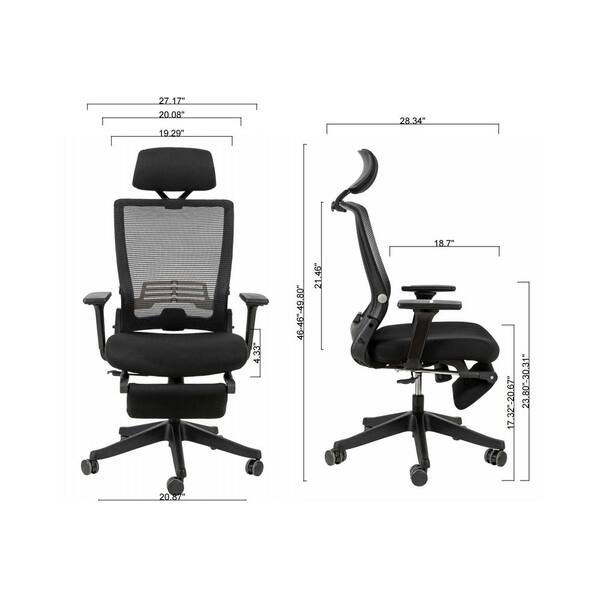 Height Extender Office Chair Footrest Ergonomic Portable Home