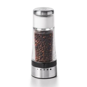 Good Grips Salt and Pepper Grinder Shaker with Granulated Salt and Peppercorns Included