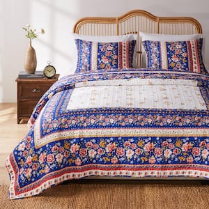 Marsha 3-Piece Cotton Blend King/California King Quilt Set