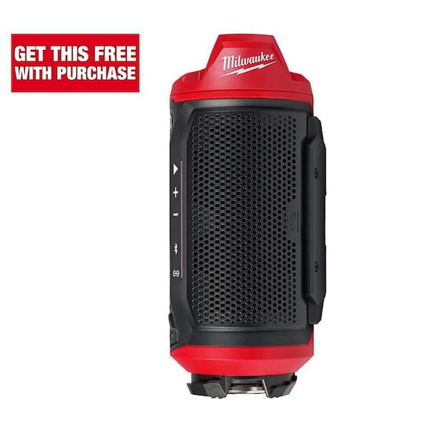 M12 12-Volt Lithium-Ion Cordless Bluetooth Jobsite Speaker with PACKOUT Compatibility