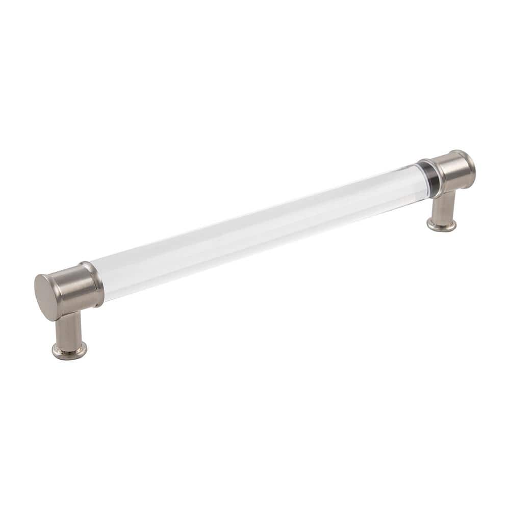 Midway 8-13/16 in. (224mm) Center to Center Crysacrylic with Satin Nickel Cabinet Bar Pull price history on PriceWatchPro
