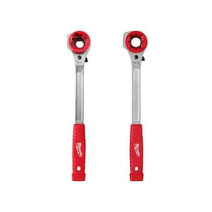 3/4 in. Linemans High Leverage Ratcheting Wrench Set (2-Piece)