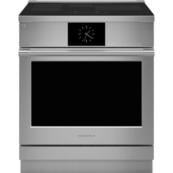 Monogram 30 in. 4-Element Pro Induction Range in Stainless Steel with Precision Cooking