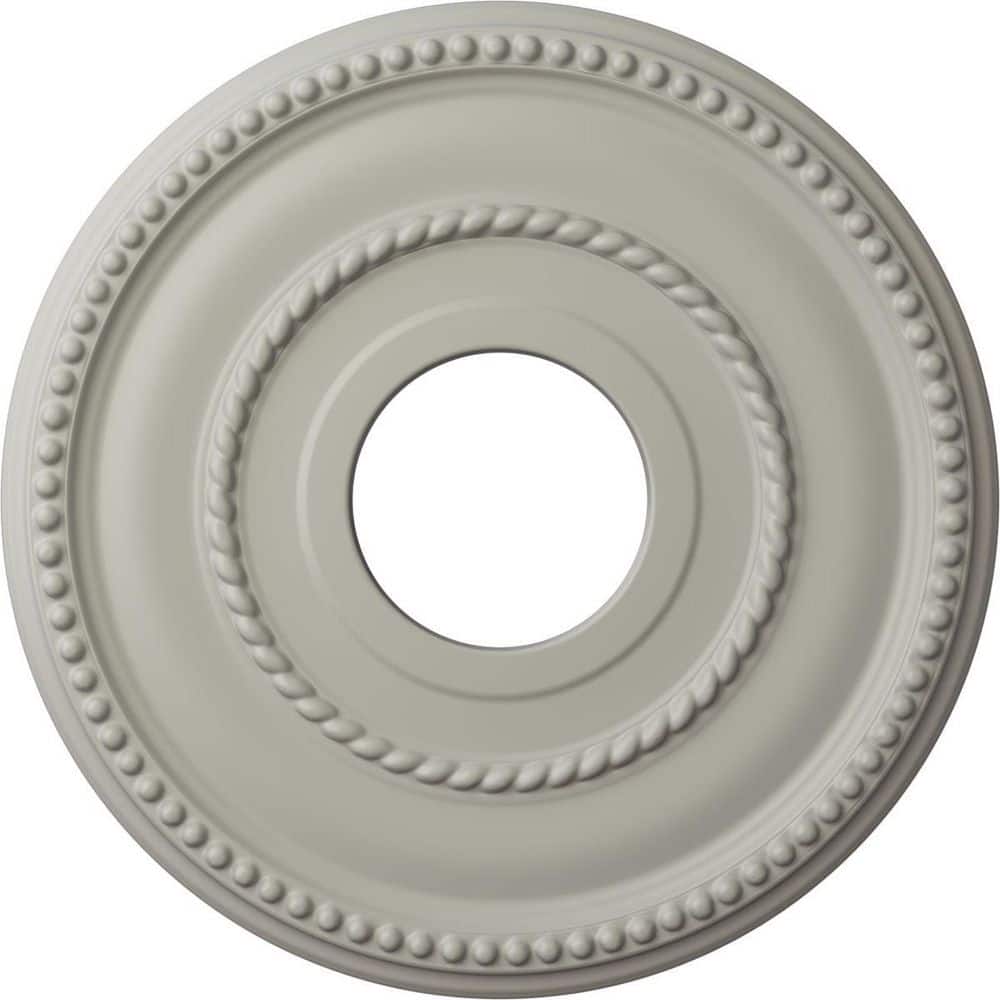 3/4 in. x 12-1/8 in. x 12-1/8 in. Polyurethane Valeriano Ceiling Medallion, Pot of Cream price history on PriceWatchPro