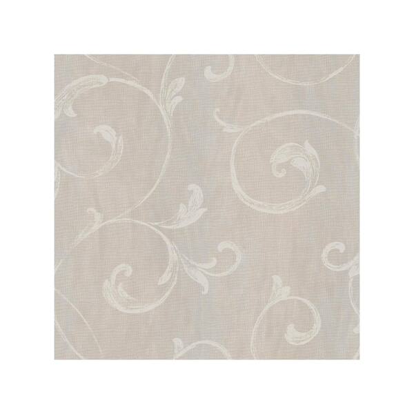 Chesapeake Gibby Grey Leafy Scroll Wallpaper