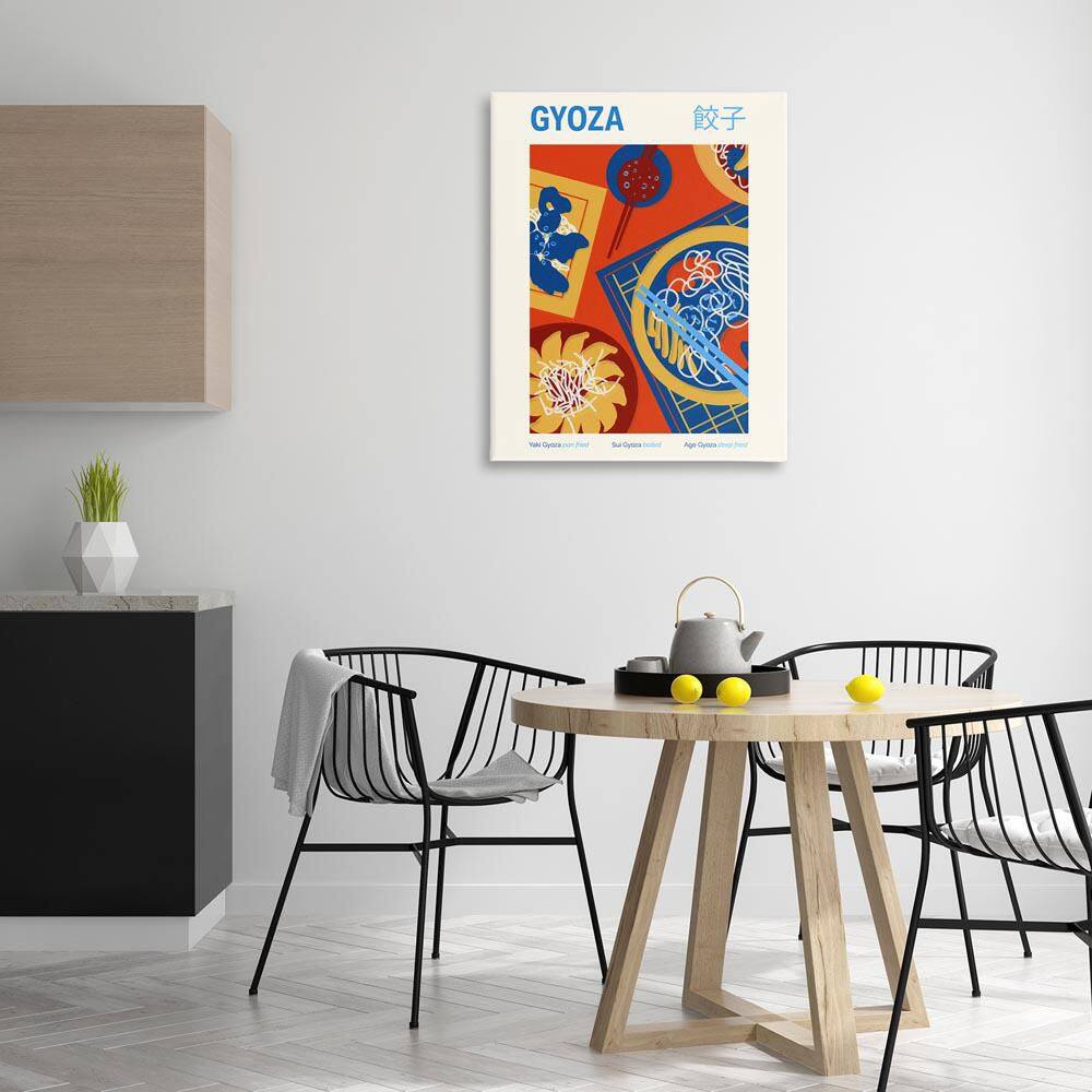 Japanese Gyoza Meal by Victoria Barnes Unframed Food Graphic Art Print 40 in. x 30 in. price history on PriceWatchPro