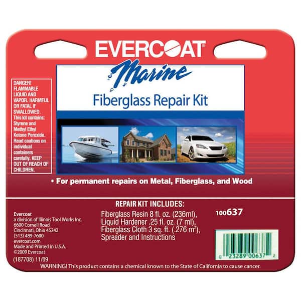 Evercoat Polyester Fiberglass Repair Kit - Half Pint Resin