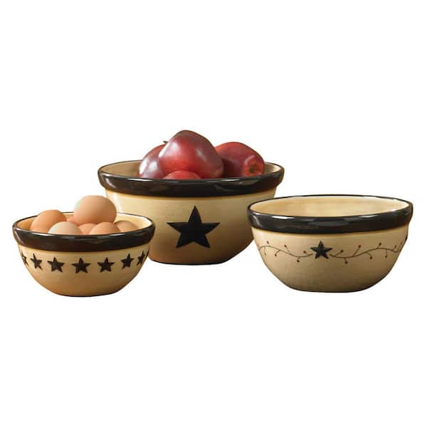 Park Designs Star Vine 3-Piece Bowl Set