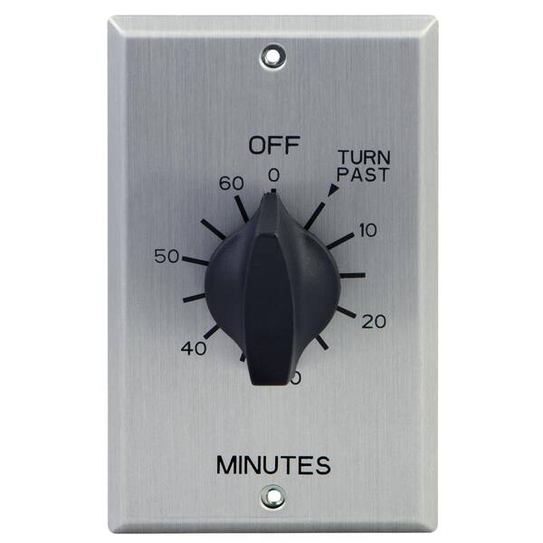 GE 60-Minute Indoor Countdown In-Wall Spring Wound Timer