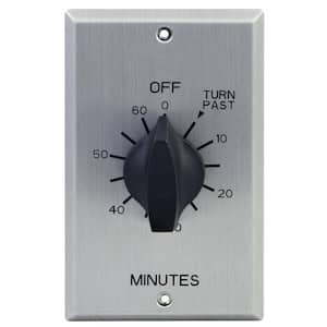 60-Minute Indoor Countdown In-Wall Spring Wound Timer