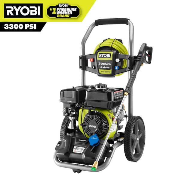 3300 PSI 2.4 GPM Cold Water Gas Pressure Washer with 212cc Carb Compliant Engine