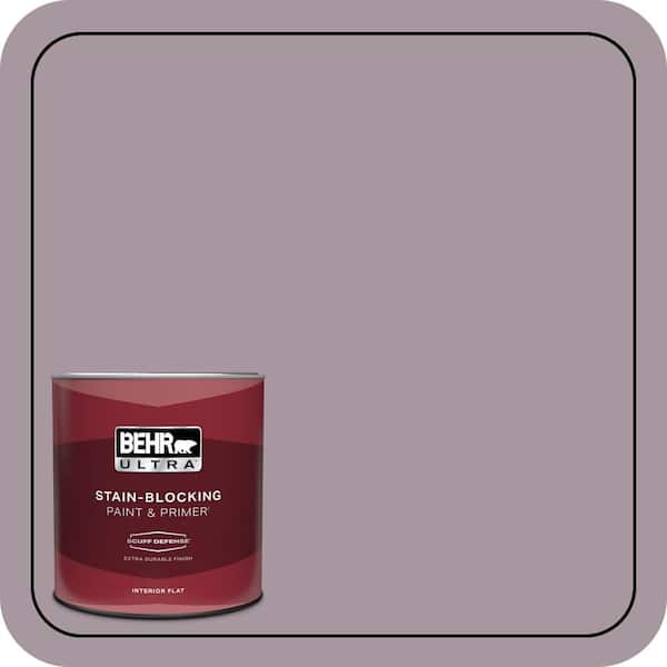 BEHR ULTRA 1 qt. #N110-3 Fig Preserves Extra Durable Flat Interior Paint & Primer