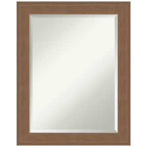 Alta Medium Brown 22.5 in. H x 28.5 in. W Framed Wall Mirror