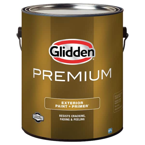 Glidden Premium 1 gal. Flat Base 3 Latex Exterior Paint
