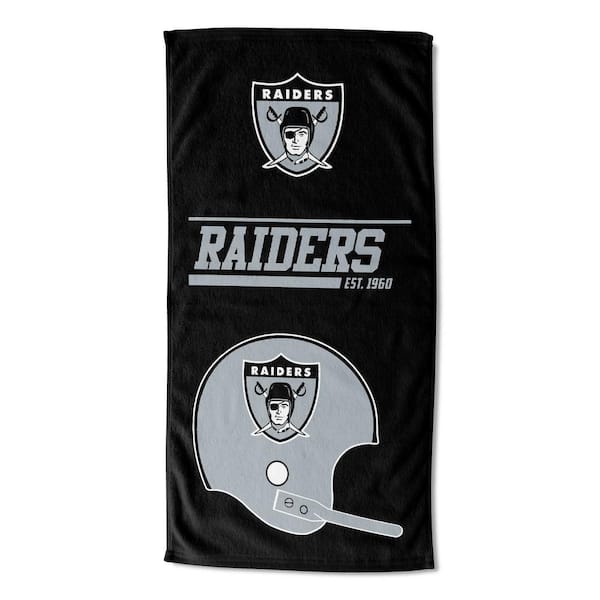 THE NORTHWEST GROUP NFL Raiders 40 Yard Dash Legacy Cotton/Polyester Blend Printed Multicolor Beach Towel