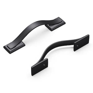 Dover 3 in. (76 mm) Matte Black Cabinet Pull (10-Pack)