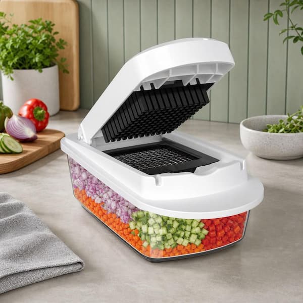 新品 Tupperware オーブンウェーブローフパン Wudkey 8 Blade All-in-1 Vegetable Chopper Mandoline Slicer with