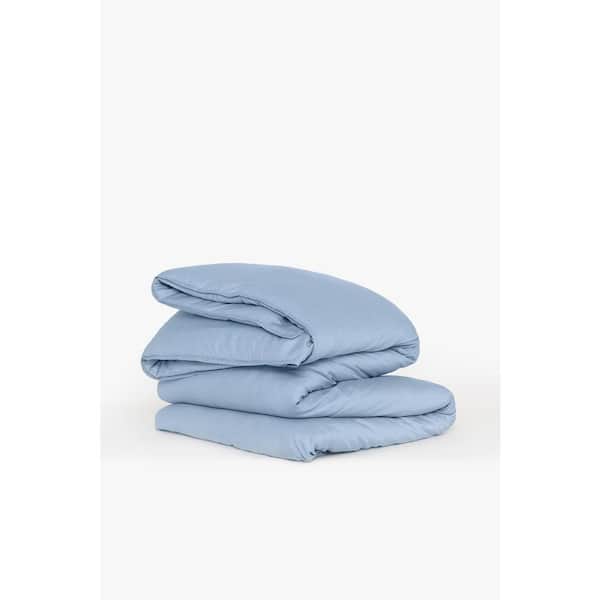 BUFFY Light Blue Eucalyptus TENCEL lyocell Full/Queen Duvet Cover