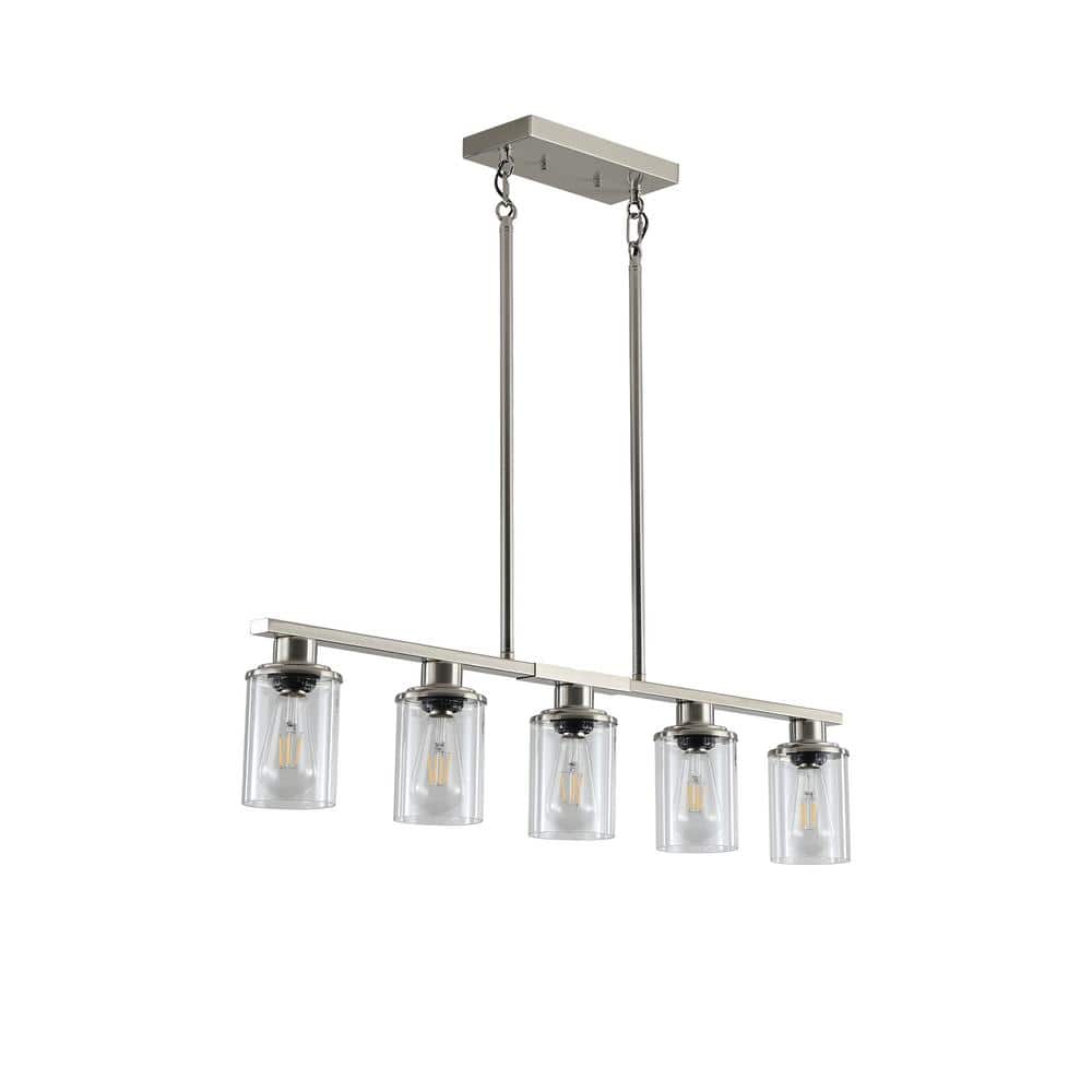 Sunpez 5-Lights Kitchen Island Pendant Light Chandelier with